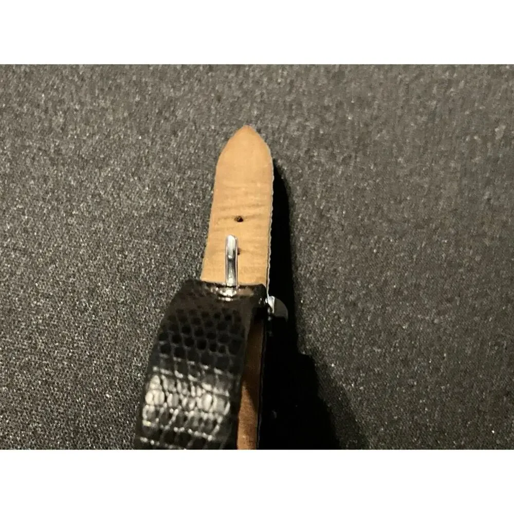 Vintage Judith Jack Watch w/ Leather Band (Parts or repair)